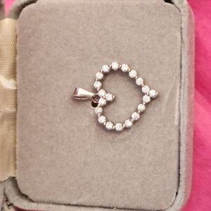 HALF CARAT 14ct Costco diamond heart pendant with certificate HALF OFF retail🥳